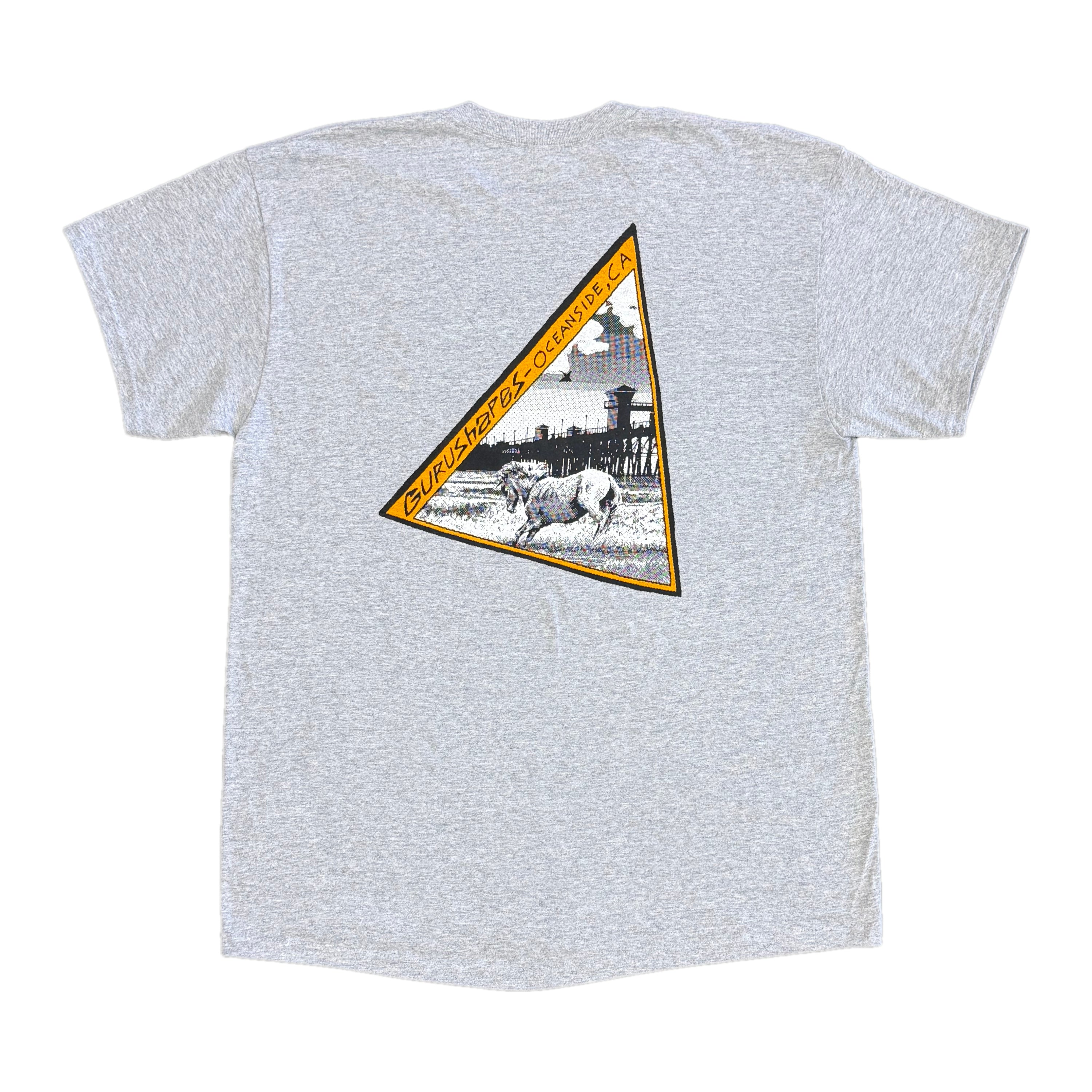 Oceanside Pier Tee - Grey back